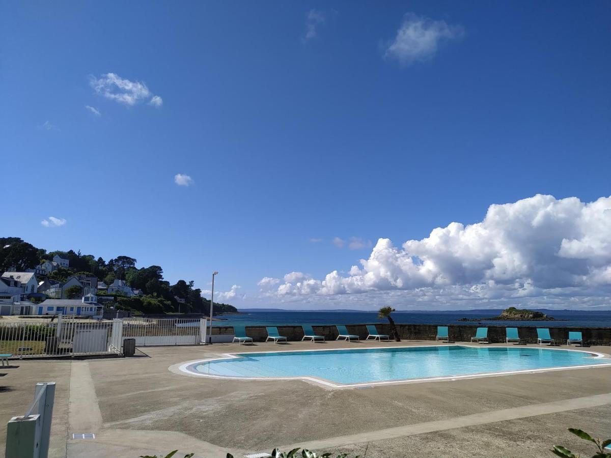 Tres Bel Appartement Vue Mer Avec Piscine Douarnenez Eksteriør bilde